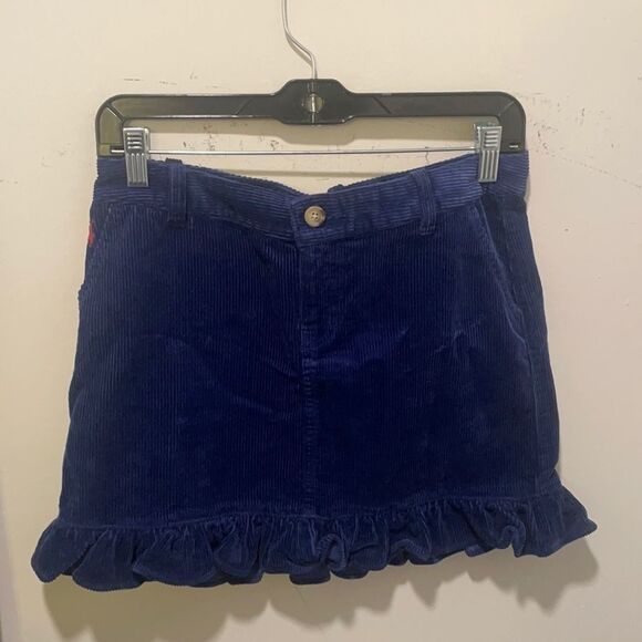 Girls PURPLE RALPH LAUREN POLO CORDUROY SKIRT - Picture 1 of 3
